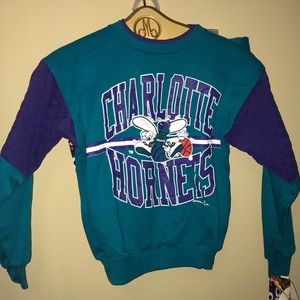 {SOLD} Vintage 93 Hornets NBA sweatsuit set